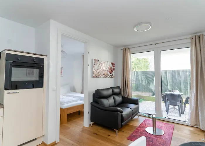 Modern With Tiny Garden Near Center
