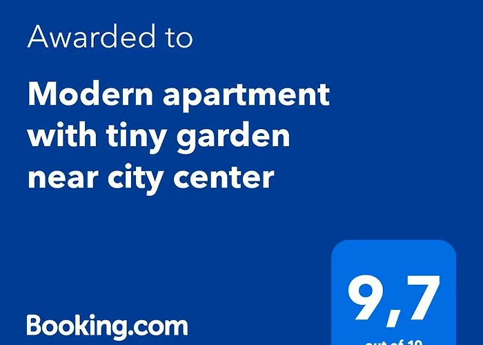 Modern With Tiny Garden Near Center *